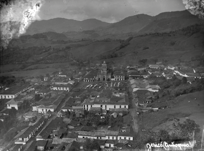 Panorámica de Jericó. Fotografía Rodríguez, 1910. Archivo Fotográfico BPP.